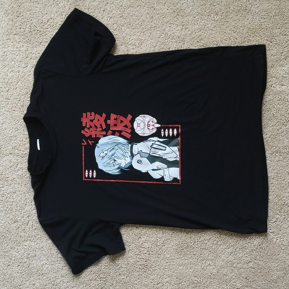 Black Rei Ayanami evangelion unit 0 T-shirt